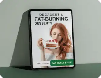 Healthy dessert ebook bonus included with GlycoFortin purchase